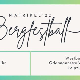 Bergfestball Späteinlass